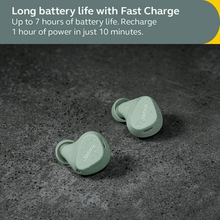 Jabra - Elite 4 Active True Wireless Noise Cancelling In-Ear Headphones - Mint