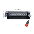 ITSELFER Warning Caution Van Truck 12V 8LED Emergency Strobe Light