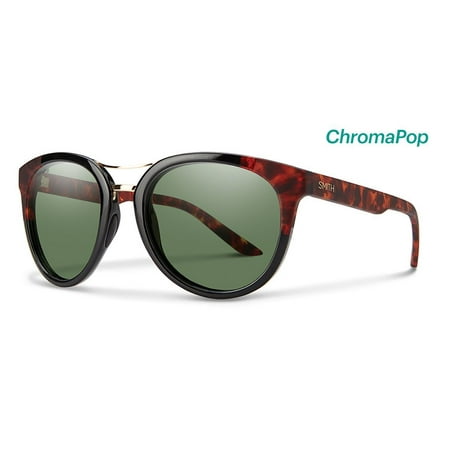 Black Havana Sunglasses - Smith Bridgetown Sunglasses 54 Black Havana Block