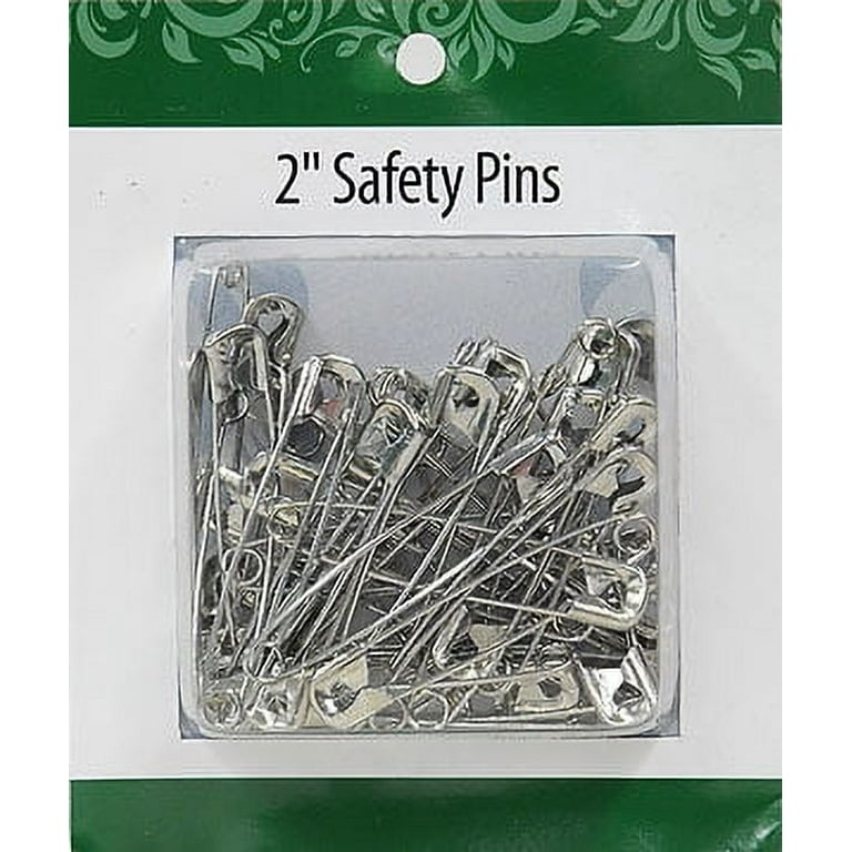 Plastic Head Safety Pins NiftyPlaza 2 Inch Long 50 Pcs Safety pin Lock –