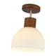 thumbnail image 1 of Accesorios de iluminación de techo modernos Lámpara de de luz colgante de madera Lámpara para vivir Marron oscuro Zulema Lámpara de techo, 1 of 8