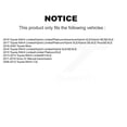 thumbnail image 2 of Transit Auto Front Hub Bearing Assembly Disc Brake Rotors and Ceramic Pads Kit for Car Toyota RAV4 Scion tC Mirai KBB-100575, 2 of 11