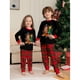 thumbnail image 4 of Pijamas navideños a juego Conjuntos familiares Novedades 2025 Conjunto de ropa de pijama para adultos y niños Peleles para bebés Ropa de dormir informal Look familiar, 4 of 5
