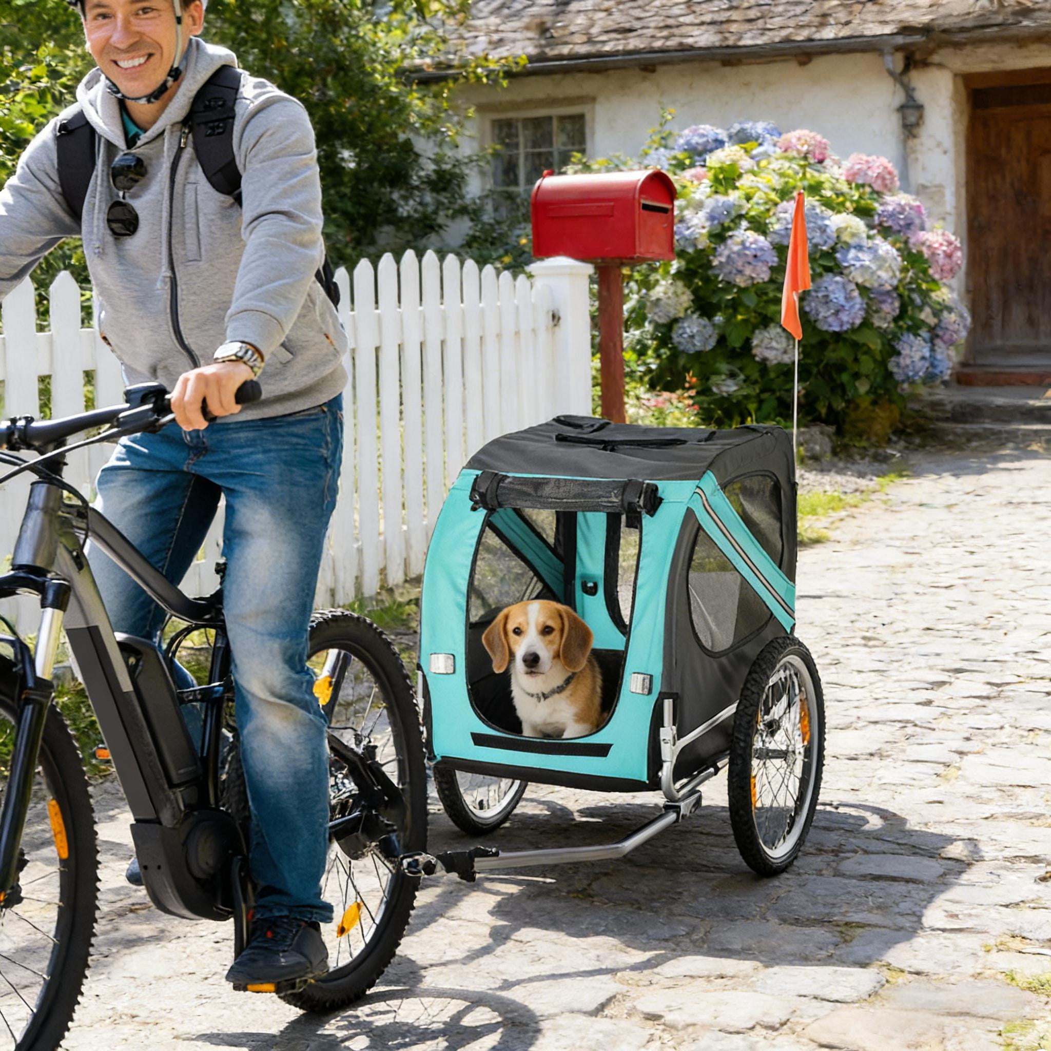 Pet Bike Trailer, Dog Stroller Bicycle Carrier