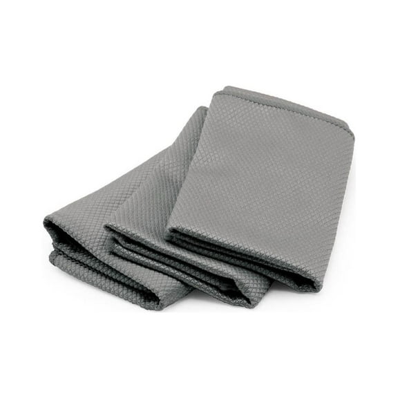 Otis Technology Microfiber Towel, 3 Pack, Grey, Small