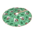 thumbnail image 2 of Bingfone Christmas Tree Skirt Mat Christmas Decoration Interior 48"-Christmas French Bulldog, 2 of 8