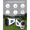 thumbnail image 2 of Telémetro de golf Jiehome X1-1100, 6X de aumento, compensación de pendiente, 2 of 6