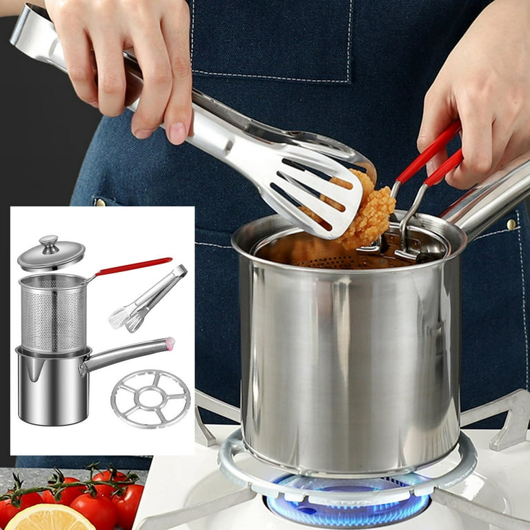 Stainless Steel Cooking Pot, Nonstick Frying Pan, Multipurpose