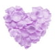 thumbnail image 1 of Uxcell 1000 piezas de pétalos de rosa artificiales, pétalos de flores de seda falsos para decoración de bodas, fiestas, propuestas y aniversarios, púrpura claro, 1 of 1