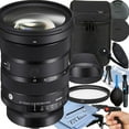 thumbnail image 1 of Sigma 24-70mm f/2.8 DG DN II Art Lens (Sony E) + UV Filter + Case + ZeeTech Accessory Bundle, 1 of 9