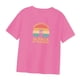 thumbnail image 5 of Camiseta de manga corta para mujer, jersey para mujer, letras coloridas impresas, cuello redondo SG, 5 of 8