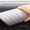thumbnail image 4 of Bsicpro Bath Mat,Non Slip,Soft Absorbent,3D Textured Decorative Bathroom Floor Mat,Machine Washable,35"x24" Dark Gray, 4 of 6