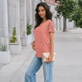 thumbnail image 4 of SUNBS Blouses for Women Short Sleeve Lace Tops Dressy Casual Tees, Sizes S-2XL, 4 of 9