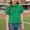 Green, variant on Cethrio Girls T Shirts, School Collared Casual Puff Sleeve Summer Tops Pink Size 10-12