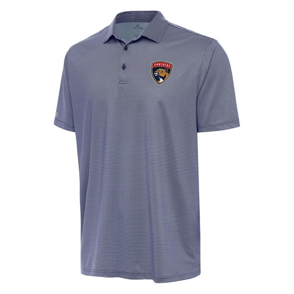 Men's Antigua Navy/White Florida Panthers Rings Polo