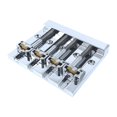 thumbnail image 2 of Puente de bajo de 4 cuerdas, 5 agujeros, reparación de instrumentos musicales, metal, resistente, mantenimiento, fácil ajuste, alto rendimiento, reemp, 2 of 9