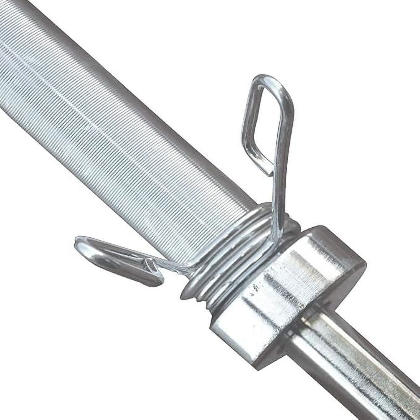 Weightlifting Barbell Bar 86" – Heavy-Duty Straight Bar for 2-inch Weight Plates – 330 lb. Weight Capacity