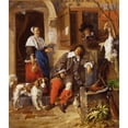 thumbnail image 3 of Gabriel Metsu 15x17 Black Modern Framed Museum Art Print Titled - The Sleeping Sportsman (C.1658 - C.1660), 3 of 5