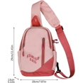 thumbnail image 3 of Women's Handy Crossbody Bags, Soft Leather Feel, Large Capacity, Red, Blue, 3 of 3