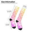 thumbnail image 5 of Haiem Fish Scale Socks, Funny Novelty Crazy Design Cotton Socks Sports Socks Knee High Socks For Men, Women,1Pairs - Gift For Working Friends, 5 of 9