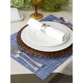 thumbnail image 2 of DII Blue Tweed PVC Placemat (Set of 6), 2 of 6