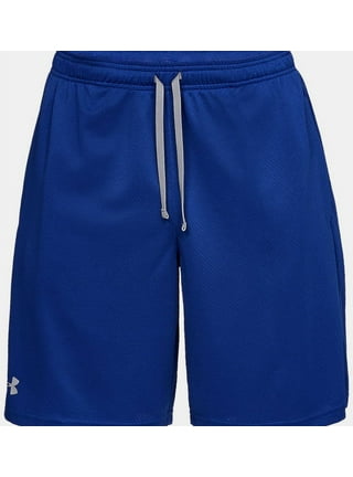  Under Armour Training Stretch Shorts, Academy Blue (408)/White,  Youth Small: Clothing, Shoes & Jewelry