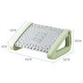 thumbnail image 2 of Youkk Repose-Pieds Ajustable-- Posture Améliorée Massage de la Semelle Plastique Épaissi pour le Travail Gris, 2 of 9