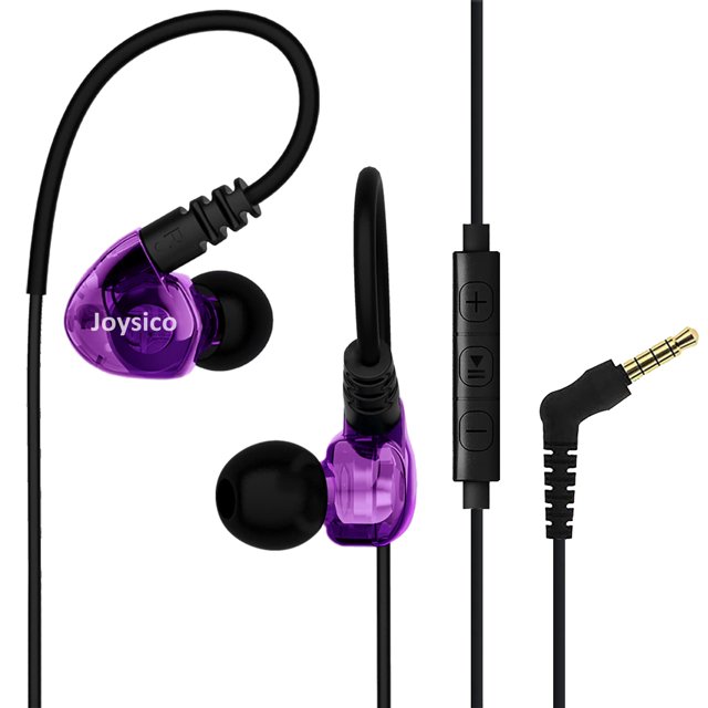 Auriculares con cable Joysico Sport Purple Kids Small