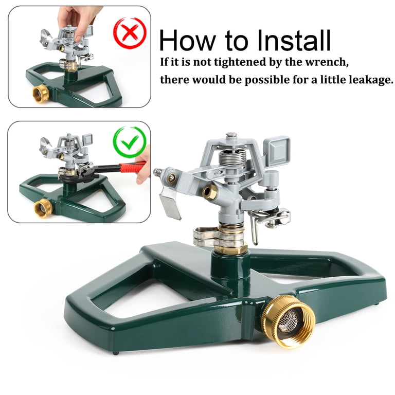 STYDDI Heavy-Duty Metal Impact Sprinkler photo 5