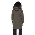 thumbnail image 4 of ALPINE NORTH Women’s Navy Vegan Down Long Parka Jacket - Water Repellent, Windproof, Warm Insulated Winter Coat with Faux Fur Hood,Olive, Medium, 4 of 6