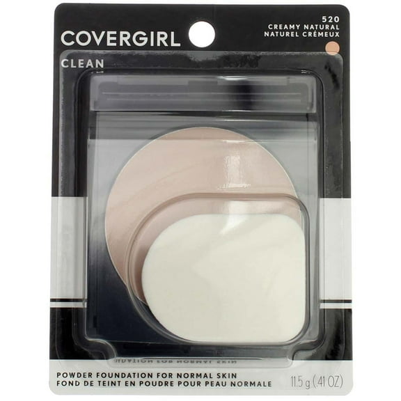 CoverGirl Simply Powder Foundation, Creamy Natural [520] 0.41 oz (Pack of 3)