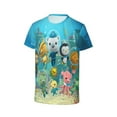 thumbnail image 5 of Kids Octonauts Shirt 3D Printing Cartoon T Shirt Casual Top Short Sleeve Novelty Tee for Boys Girls, 5 of 8