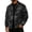 Black, variant on Mens Corduroy Jacket Loose Fit Casual Shirt Jacket Turn Down Collar Long Sleeve Button Front Camouflage Print Outerwear Purple 3XL