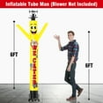 thumbnail image 2 of We Cater Inflatable Tube Man Wacky Wavy Dancing Guy for Outdoor Decoration Advertising Business Promotion (Blower Not Included), 2 of 7