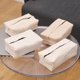 thumbnail image 1 of Caja de pañuelos de lino de imitación nórdica, juego de pañuelos de tela, bolsa de papel, caja de almacenamiento de servilletas para el hogar, el coche y el salón, 1 of 5