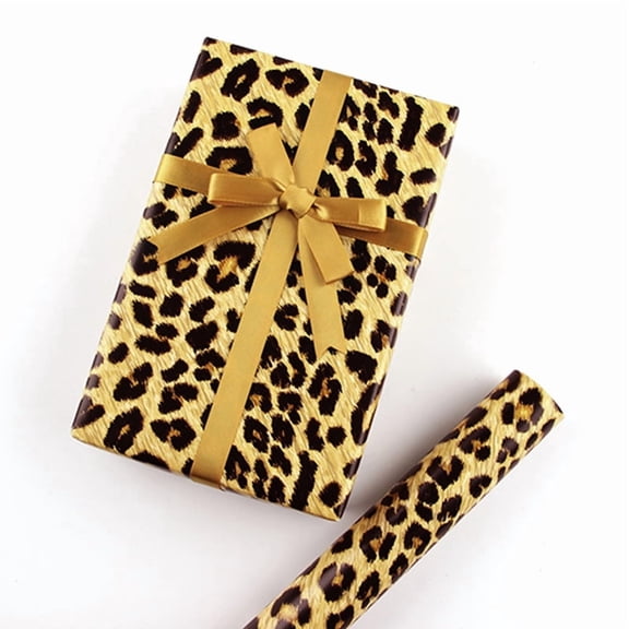 10 pcs Leopard Zebra Stripe Sexy Wrapping Paper，Gift Wrapping Paper for Children's Birthdays, Christmas ,Holiday Parties, DIY Crafts