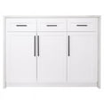 thumbnail image 3 of KBC Palisade 48" Kitchen Island Cabinet w/ Engineered Marble Waterfall in White, 3 of 8