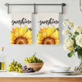 thumbnail image 3 of Sunflowers Kitchen Towels Set of 3, Farmhouse Bees Vintage Sunshine Summer Absorbent Dish Towels for Kitchen, Microfiber Hand Towel, Quick Drying Tea Towel for Cleaning Decorative Dishcloths, 3 of 7