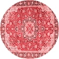 thumbnail image 1 of Ahgly Company Indoor Round Persian Red Traditional Area Rugs, 3' Round, 1 of 4