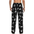 thumbnail image 3 of Skull Hand Men'S Pajama Pants Soft Sleep Lounge Pants Pjs Bottoms With Pockets X-Large, 3 of 6