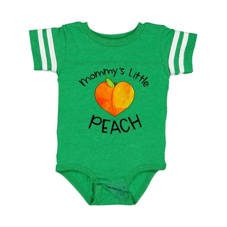 

Inktastic Mommy s Little Peach Cute Peach Heart Gift Baby Boy or Baby Girl Bodysuit