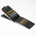 thumbnail image 4 of Tarjetero largo para hombre y mujer, tarjetero multitarjeta, cartera multifuncional para teléfono móvil con diseño de cruz coreana, 4 of 6