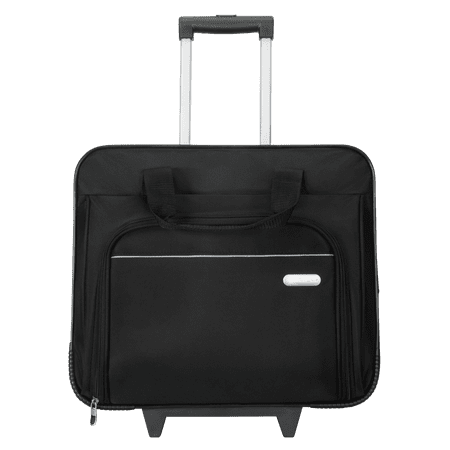 Targus - Metro Rolling Laptop Case for 15.4" Laptop - Black