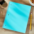 Pen + Gear Wide Ruled 1Subject Notebook, 10.5" x 8", Blue, 100 Sheets