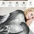 thumbnail image 3 of WYYP Life White Flower Lily Flannel Bed Blanket Super Soft White, 3 of 6