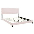 thumbnail image 3 of HomeFare Simple une Boîte de Lit de Latte de Velours dans Blush, 3 of 10