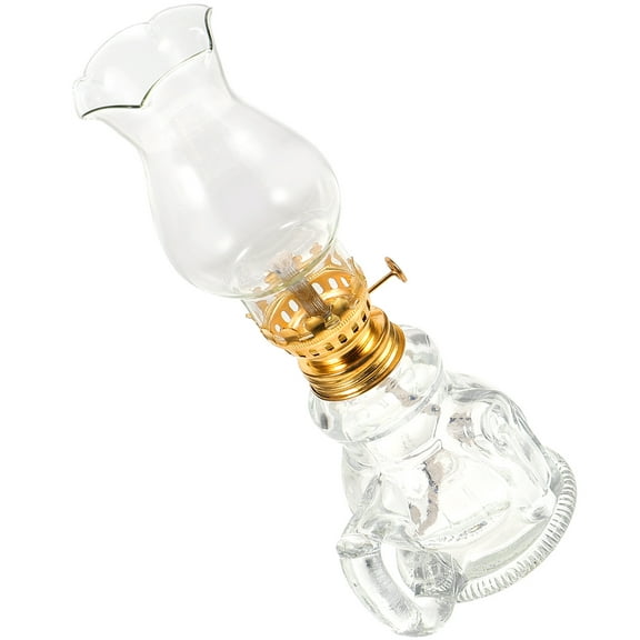 ifundom Decorative Glass Kerosene Lamp for Home, Balcony, Courtyard - Vintage Style Outdoor and Indoor Lighting