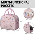 thumbnail image 6 of Lunch Bag Lunch Box for Women Reusable Insulated Lunch Bags,Water-Resistant ICE Cooler Lunch Tote Bag, Large Capacity for Work Travel Picnic, 6 of 6