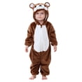 thumbnail image 4 of Toddler's Baby Animal Outfit Little Boys Girls Romper Jumpsuit Cow Horn Ears Halloween Outfits Infant Casual Cute Clothes, 4 of 4