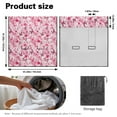 thumbnail image 7 of Drydeepin Pink Butterfly Cherry Blossom Pattern Car Backseat Cover Rear Bench Towel Cover Non-Slip Automotive Accessories for Sedans, SUVs, Vans Universal Seats Protector Car Interior Decor, 7 of 7